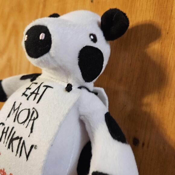 Vintage 2002 Chick-fil-A Eat Mor Chikin Cow Plush Toy Stuffed Animal Mascot - Picture 3 of 9